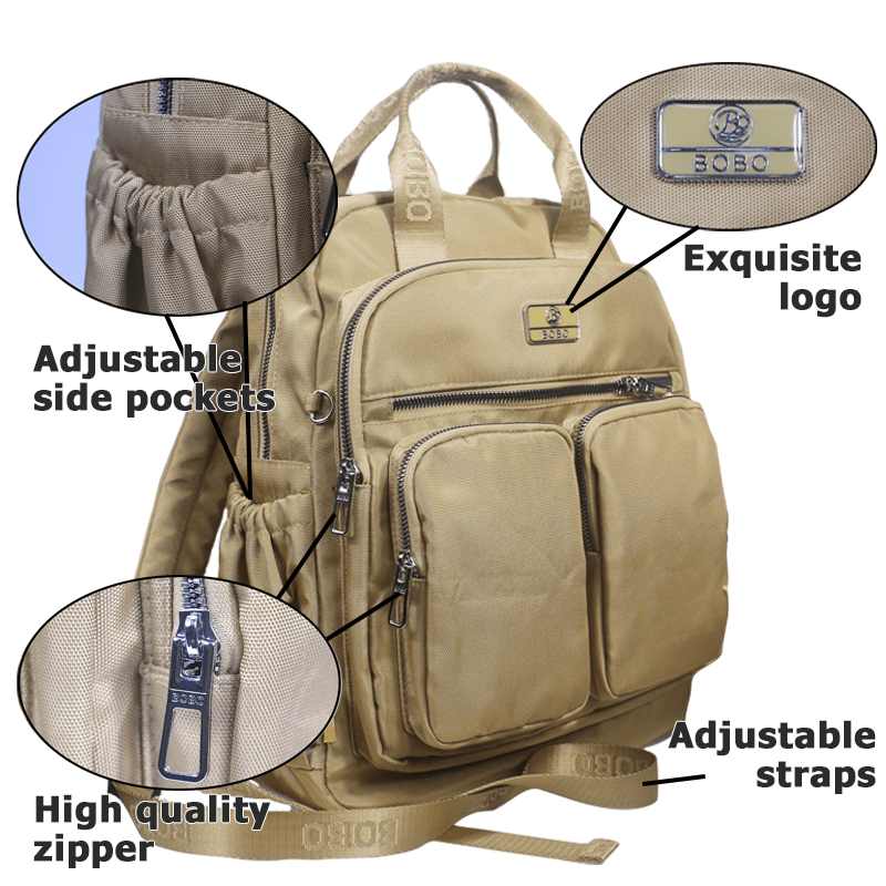 【Women's Backpacks】Travel Backpack for Women Fashion Woman Backpack High-capacity School Bag Lightweight Laptop Bag Multiple Pockets Cabin Backpack for Man Nylon Soft Handle Solid Multi-pocket Travel Zipper Feminina School Bags
