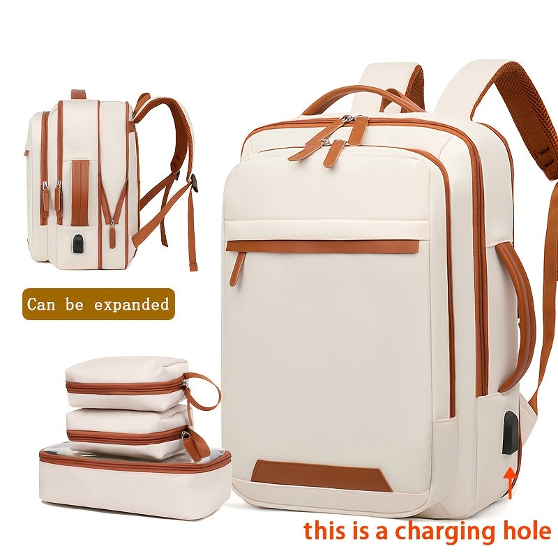 Outdoor Backpack A Versatile Outdoor Backpack That Can Expand, Suitable for Laptops, Featuring a Wet And Dry Separation Design, Ideal for Students And Business Travel, And Can Be Used As Carry-On Luggage