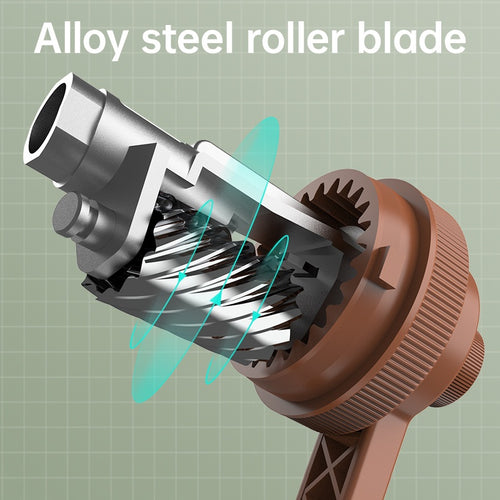 1pc Deli Speaker Rotating Pencil Sharpener with Adjustable Tip Thickness, Stylish Office Supplies, School Stationery Sharpener