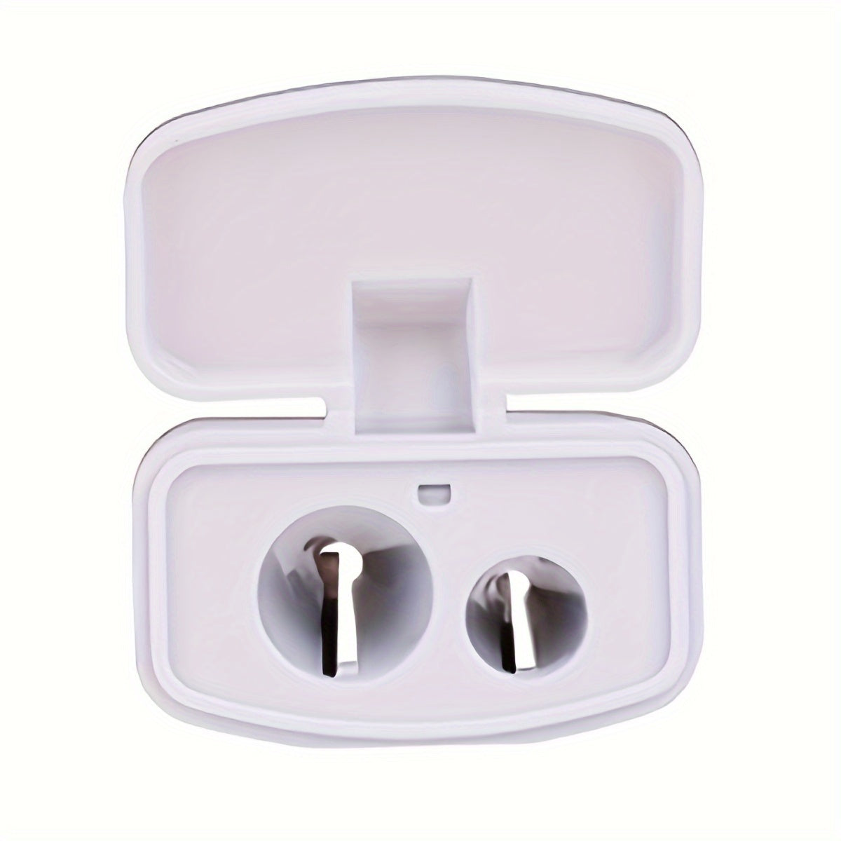 1 Transparent Large-Capacity Dual-Hole Cap  Portable Pencil Sharpener, Suitable for Students Office Art Drawing