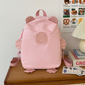 Cute INS backpack, capybara large capacity backpack, female student backpack, college student simple and ugly shopping versatile backpack, accommodating 14 inch tablets, and easy to maintain, step into the world of capybaras
