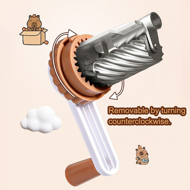 Kawaii Capybara Pencil Sharpener, a Creative Stationery Item for School And Office, Measuring 80*80*100Mm, from Korea.