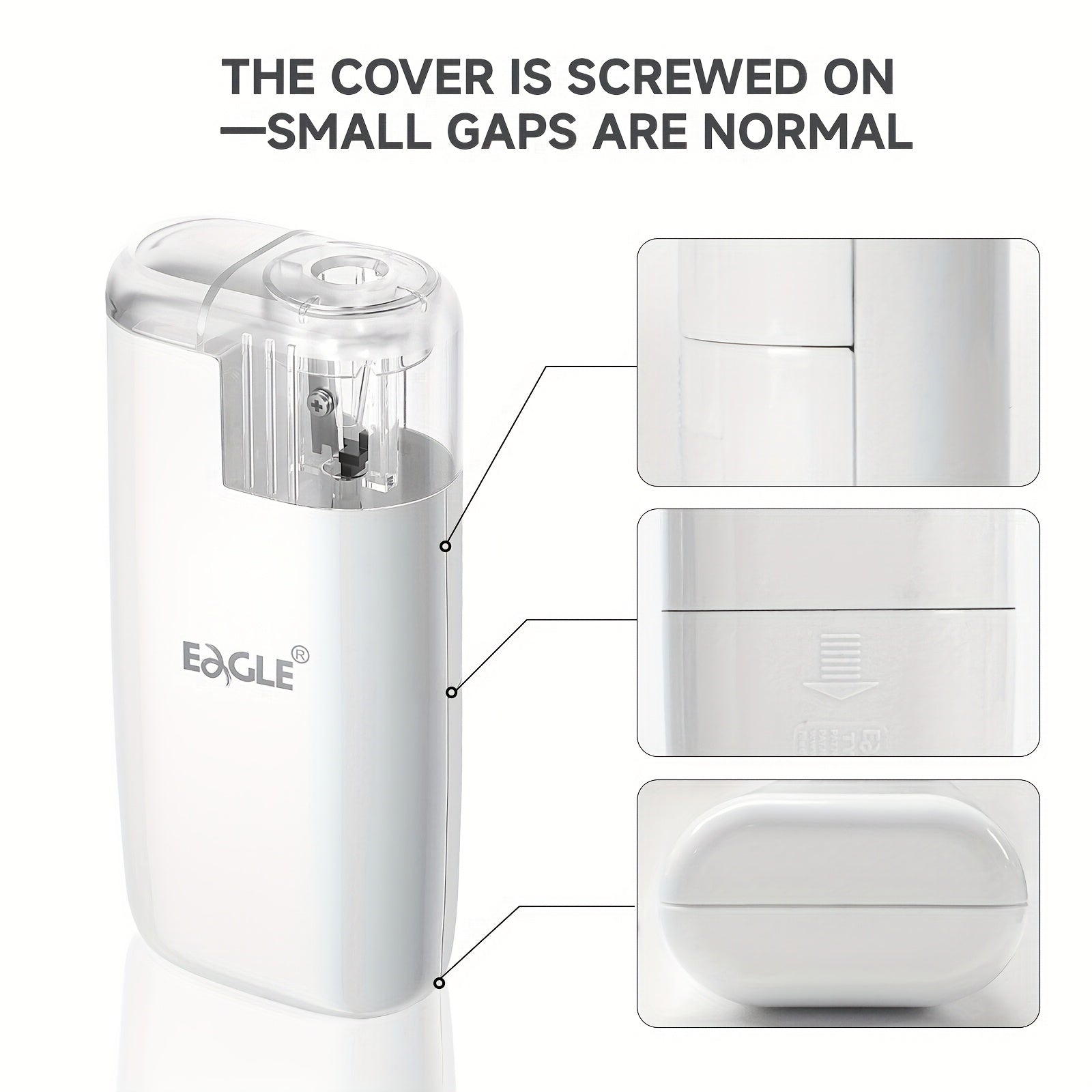 Electric Pencil Sharpener, Protable Automatic Pencil Sharpener for Colored Pencils 6-8mm, Pocket-Sized with Creative Patented Design, Suitable for Art Classroom, Home, Office