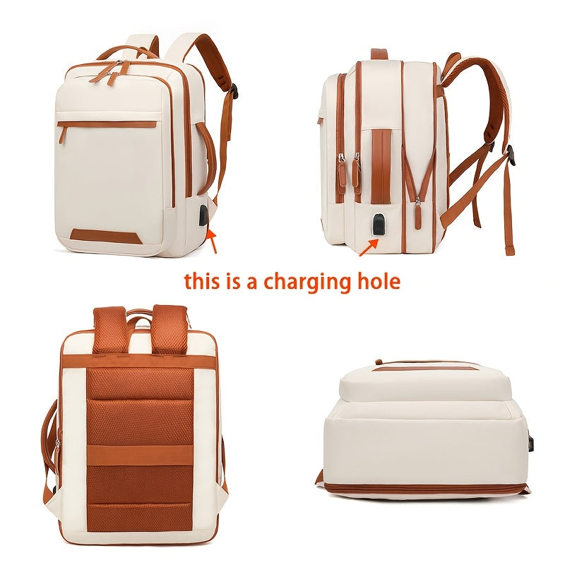 Outdoor Backpack A Versatile Outdoor Backpack That Can Expand, Suitable for Laptops, Featuring a Wet And Dry Separation Design, Ideal for Students And Business Travel, And Can Be Used As Carry-On Luggage