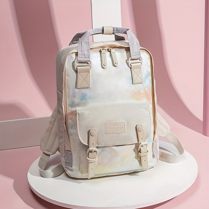 Women's & Suitable for Unisex Sweet Backpack - Adjustable Strap Nylon School, Travel, College Backpack with Zipper Closure & - Cute Bookbag for,