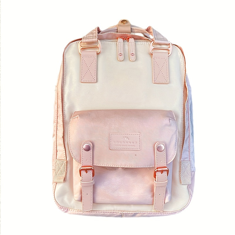 Women's & Suitable for Unisex Sweet Backpack - Adjustable Strap Nylon School, Travel, College Backpack with Zipper Closure & - Cute Bookbag for,