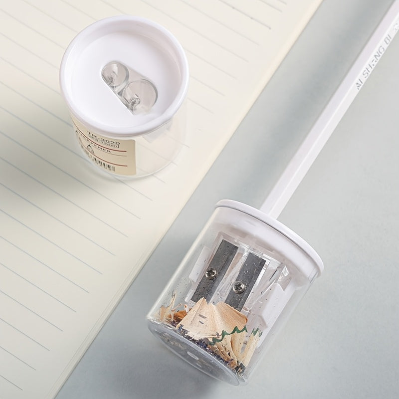 1 Compact Dual Slot Pencil Sharpener for HB\u002F2B and More Models- Ideal for Artists, Students, and Office Use