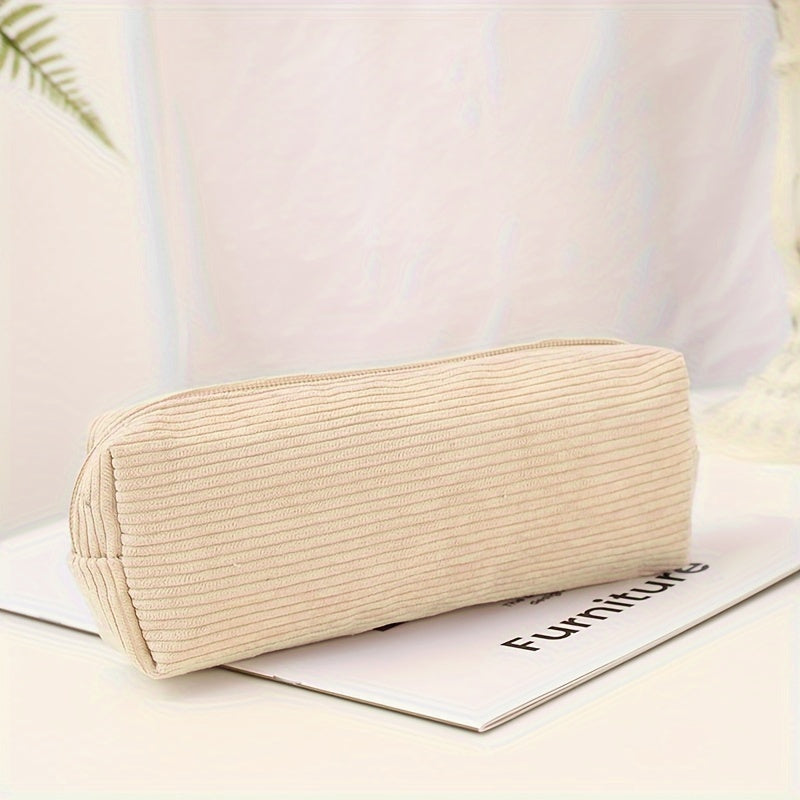 Cartoon Corduroy Pencil Case