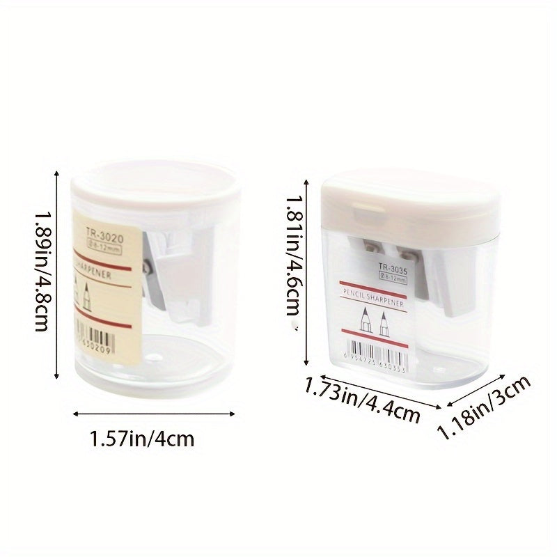 1 Compact Dual Slot Pencil Sharpener for HB\u002F2B and More Models- Ideal for Artists, Students, and Office Use