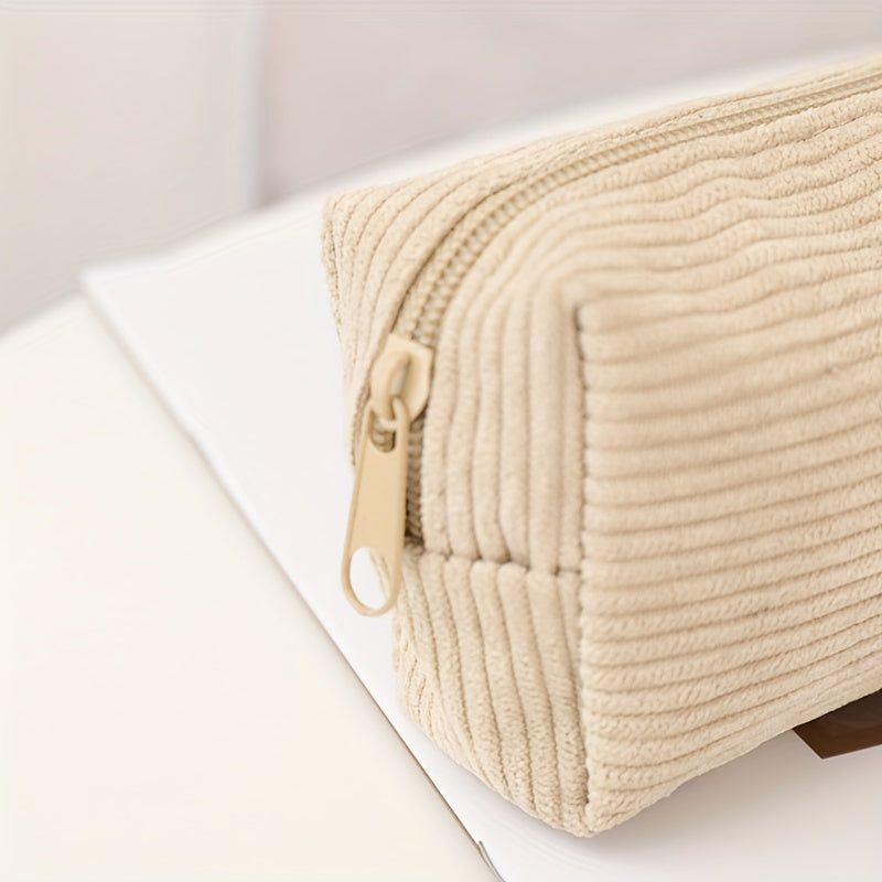 Cartoon Corduroy Pencil Case