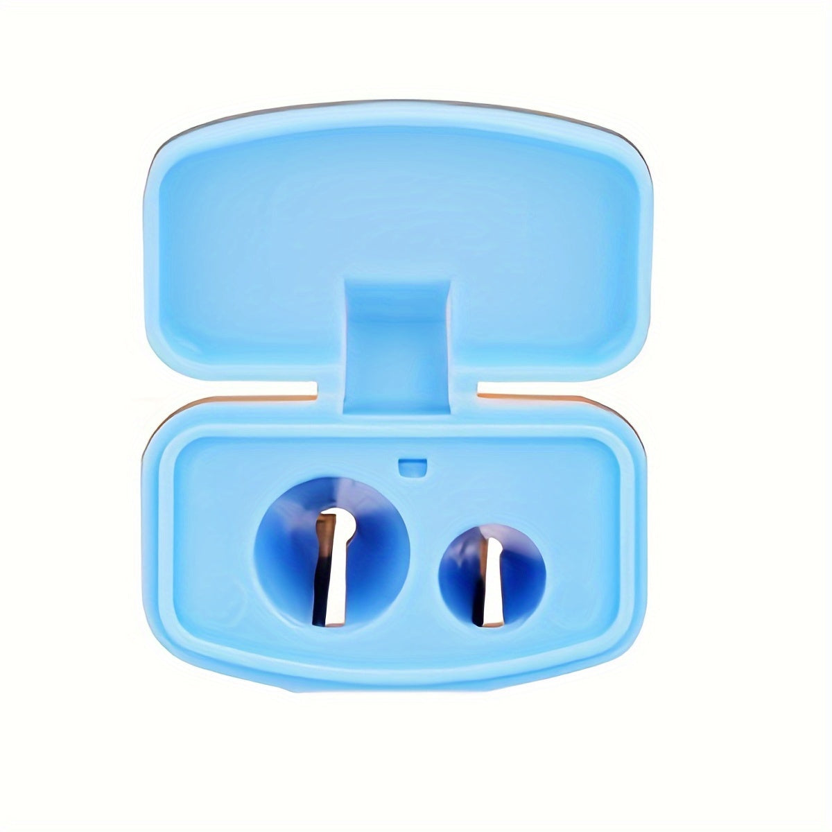 1 Transparent Large-Capacity Dual-Hole Cap  Portable Pencil Sharpener, Suitable for Students Office Art Drawing