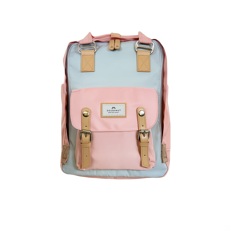 Women's & Suitable for Unisex Sweet Backpack - Adjustable Strap Nylon School, Travel, College Backpack with Zipper Closure & - Cute Bookbag for,