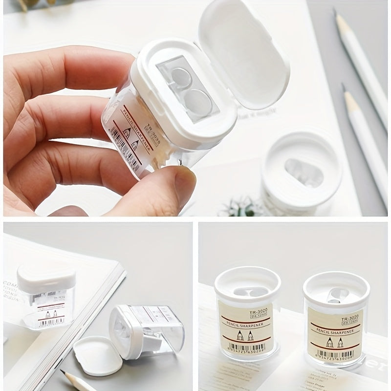 1 Compact Dual Slot Pencil Sharpener for HB\u002F2B and More Models- Ideal for Artists, Students, and Office Use